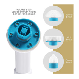 Mop - 360º Cordless Multipurpose Power Surface Cleaner With 3 Cleaning Brush