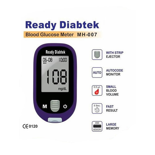Blood Glucose Monitor With 25 Strips