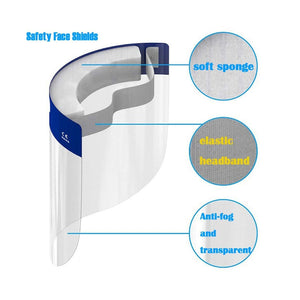 Face Shield - All-Purpose Safety Face Shield / Transparent Full Face Mask