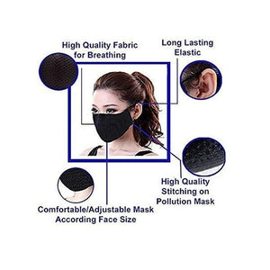 Washable Face Masks & Sanitizers Combo (2 pcs + 3 pcs)