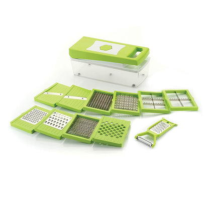 12 in 1 Fruit & Vegetable Slicer Dicer, Peeler, Dicing Fruit, Vegetable Storage Container