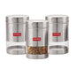 Hazel Stainless Steel Transparent See Through Containers