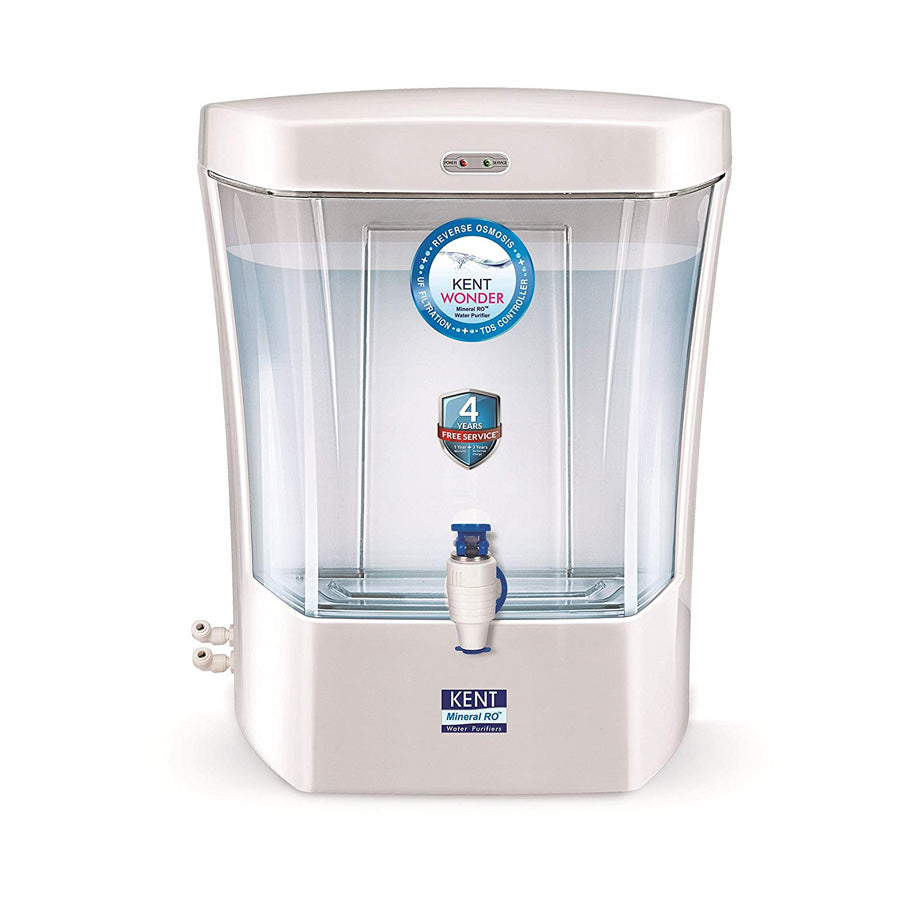 KENT Wonder 7-Litres Wall-mounted / Counter-top RO Water Purifier,Peal White