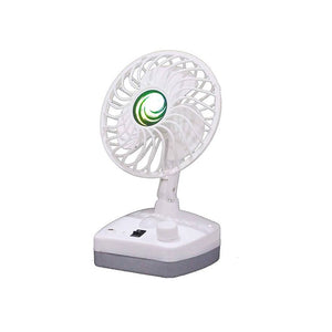 Portable Table Fan and LED Light