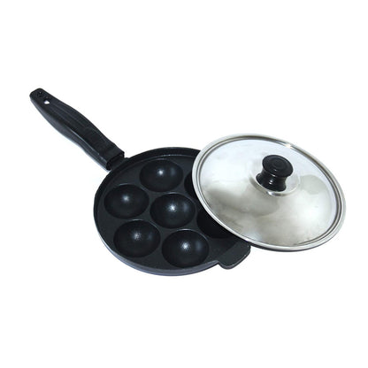 7 Cavity Non-Stick Appam Patra with Lid
