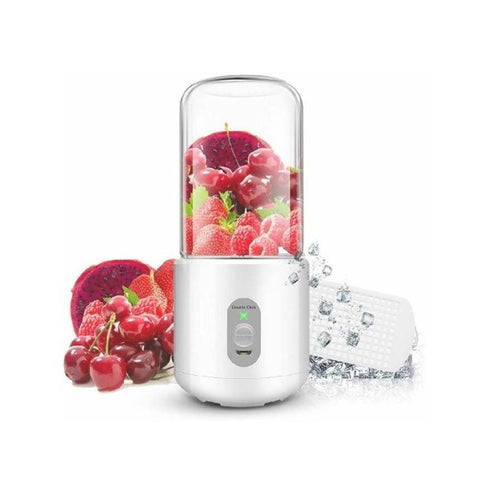 Portable Rechargeable USB Electric 6 Blade Juicer Power