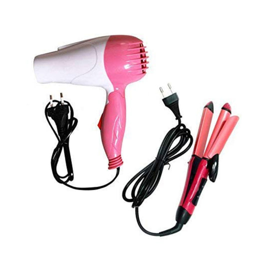 Combo Of Hair Dryer & Hair Straightener