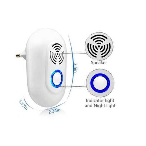 Oval Electronic Pest Repeller LED Night Light