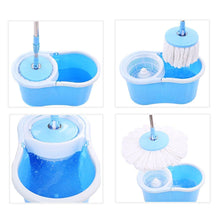 Load image into Gallery viewer, Magic Spin Mop with Bucket Set for Floor Cleaning with 2 Refill Head