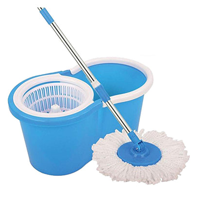 Magic Spin Mop with Bucket Set for Floor Cleaning with 2 Refill Head