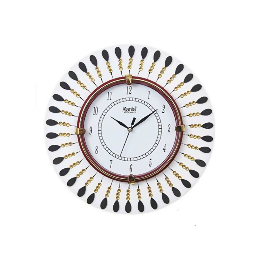 Multicoloured Designer Analog Round Shaped Wall Clock