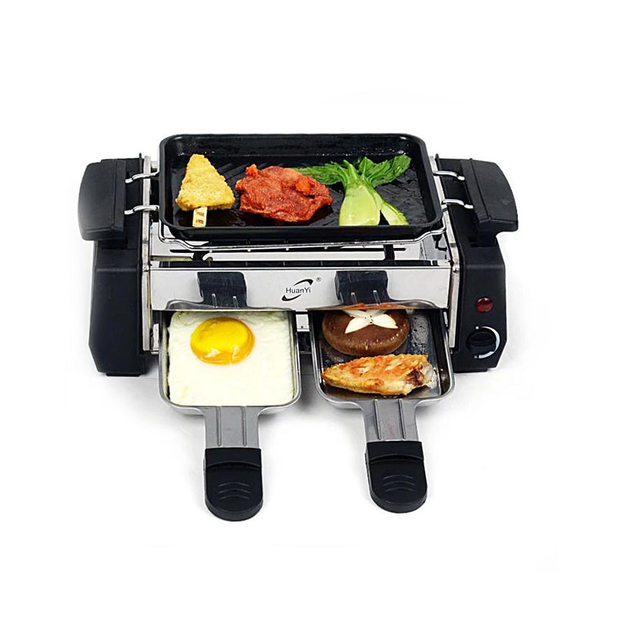 Electric Barbeque Grill Toaster Frying Pan