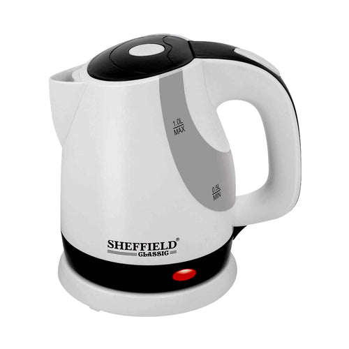 Trendy Useful Electric Kettle (White & Black)