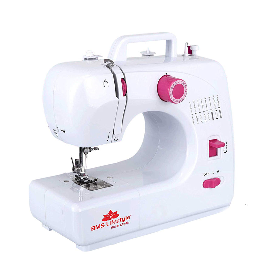 Mini Sewing Machine White and Pink
