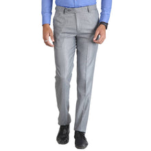 Load image into Gallery viewer, Men&#39;s Light Grey Slim Fit Formal Trouser